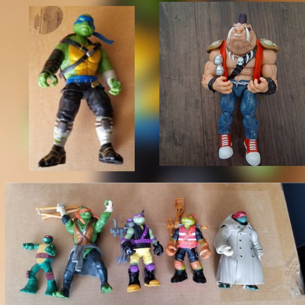 TMNT Lot of 7 figures - Teenage Mutant Ninja Turtles